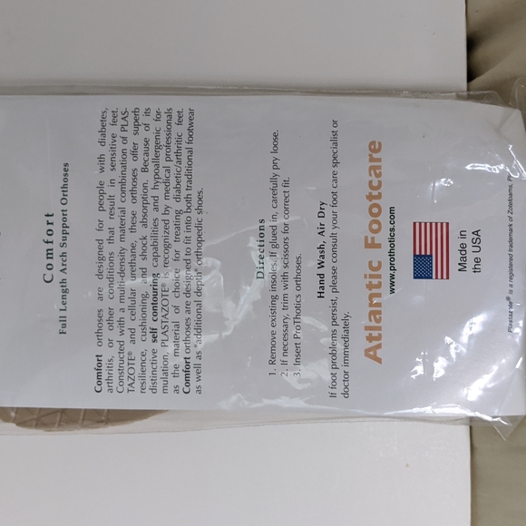 Prothotics full length Arch Supports, soft Size A - Picture 4 of 5